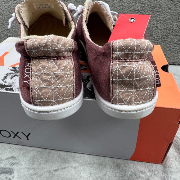 Roxy Bayshore III Sneaker Women 11 Burgundy New Memory Foam Slip On ARJS600418 - Picture 7 of 10